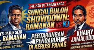 ANTARA DATO SERI R.RAMANAN DAN KHAIRI JAMALUDIN, SIAPA PILIHAN ANDA???