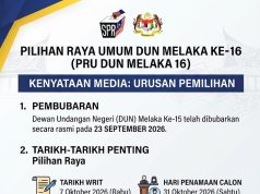 14 NOVEMBER 2026 TARIKH KERAMAT BIRUKAN MELAKA