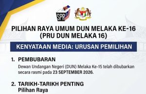 14 NOVEMBER 2026 TARIKH KERAMAT BIRUKAN MELAKA